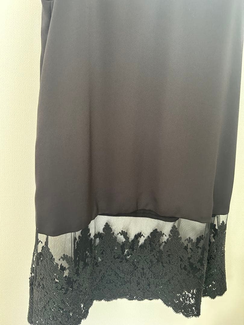 IENA Satinレース キャミソールワンピース