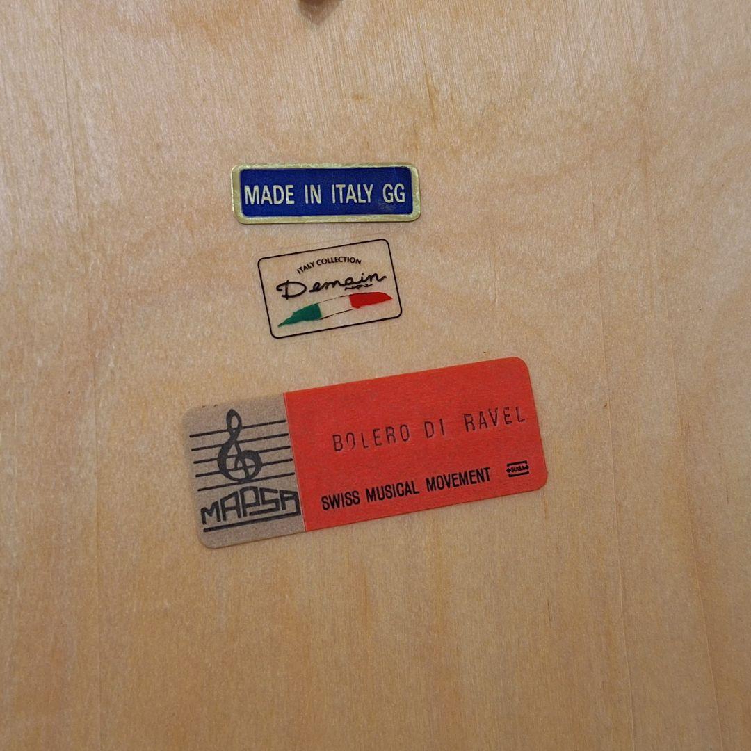 Demain イタリア製 象嵌オルゴールBOX ボレロ 高級ジュエリーケース