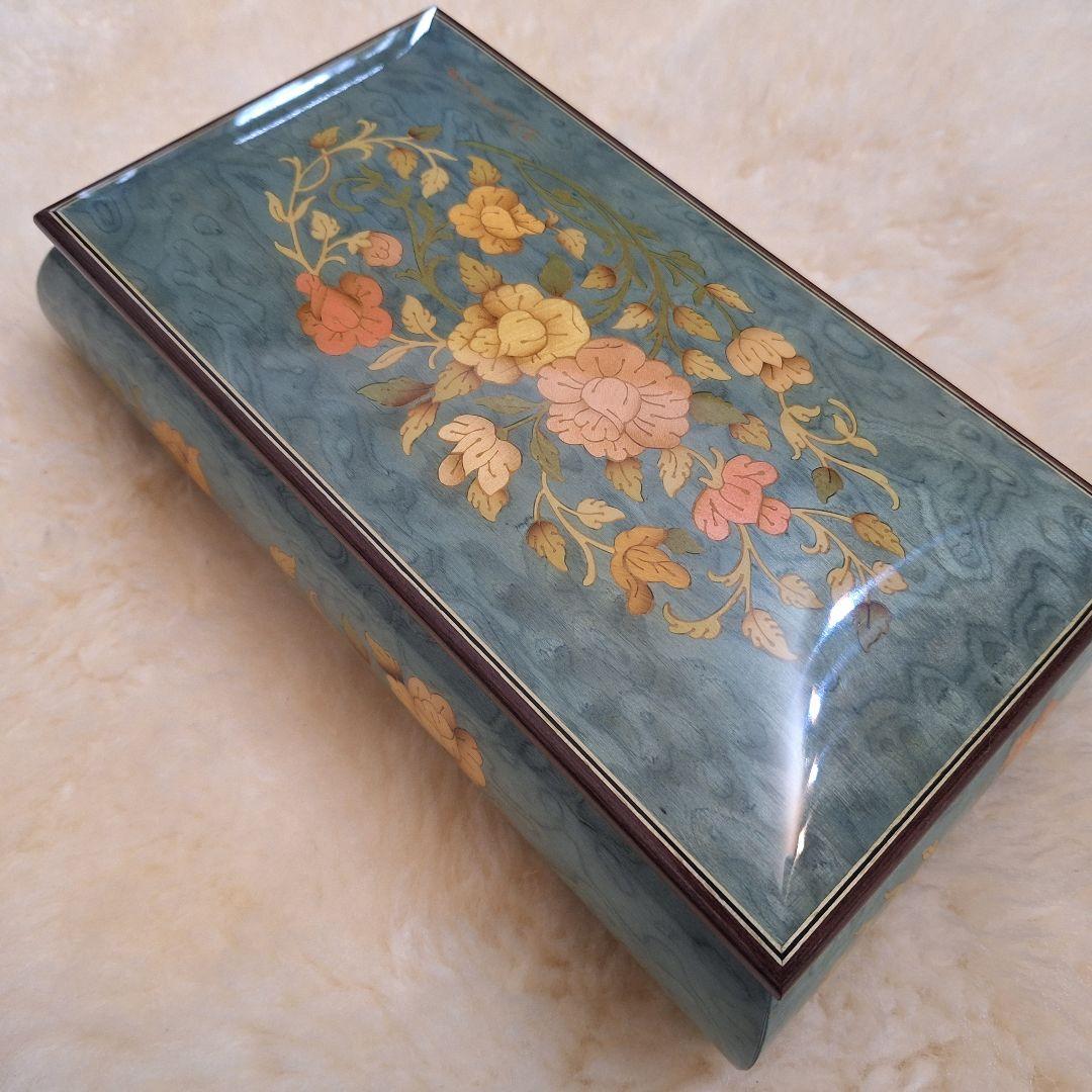 Demain イタリア製 象嵌オルゴールBOX ボレロ 高級ジュエリーケース