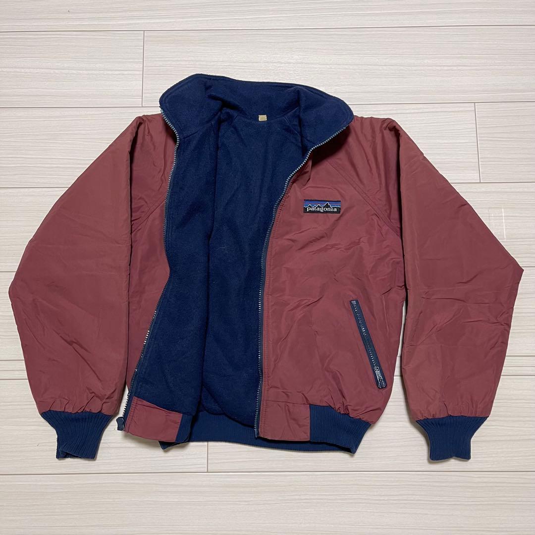 80s patagonia パタゴニア 裏ボアジャケット ブルゾン