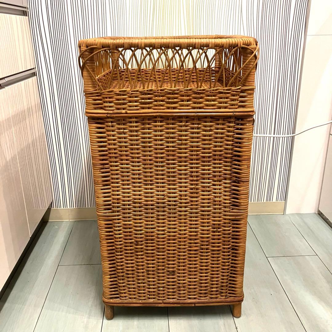 ゲリラセール　ラタンチェスト ランドリーラック ランドリーバスケット