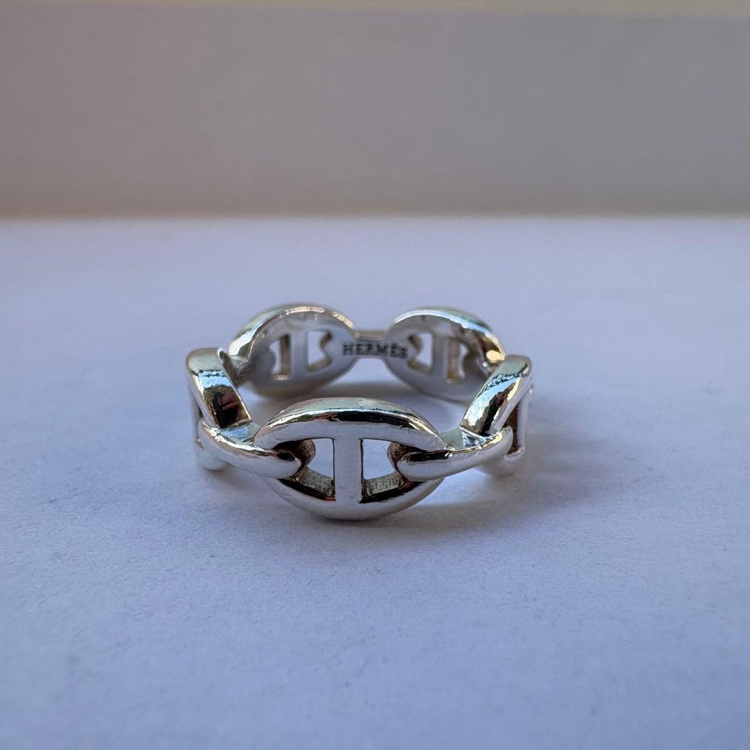 HERMES シェーヌダンクル アンシェネ リング 58