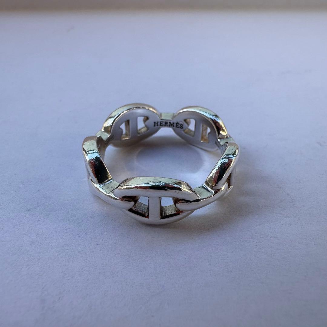 HERMES シェーヌダンクル アンシェネ リング 58