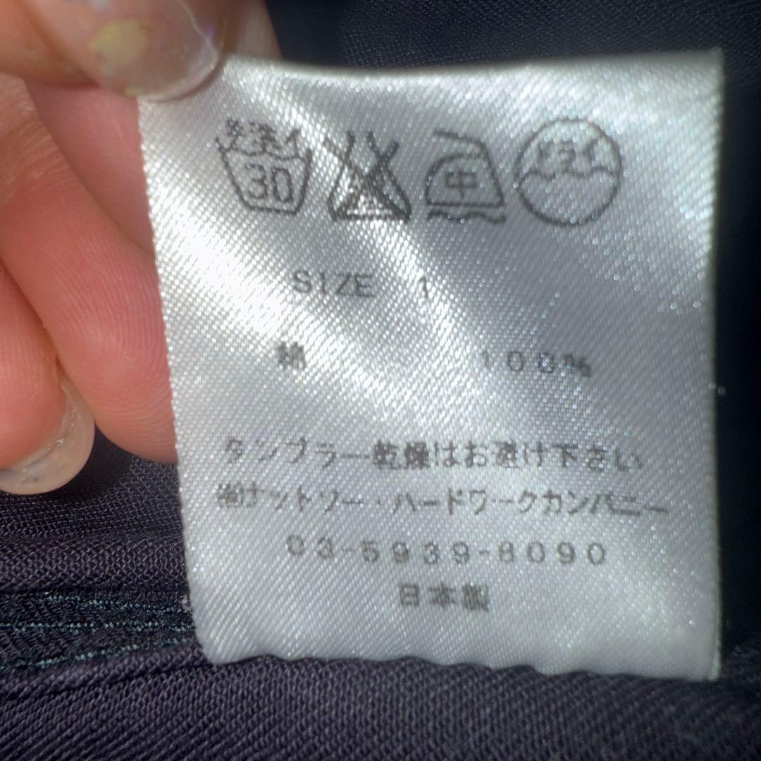 TOUJOURS オーバーオール　コットン　ネイビー（濃紺）