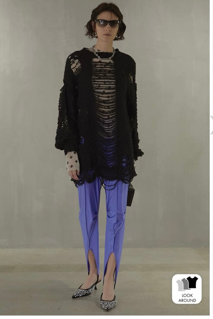 PRANK PROJECT スラッシュスリットニット