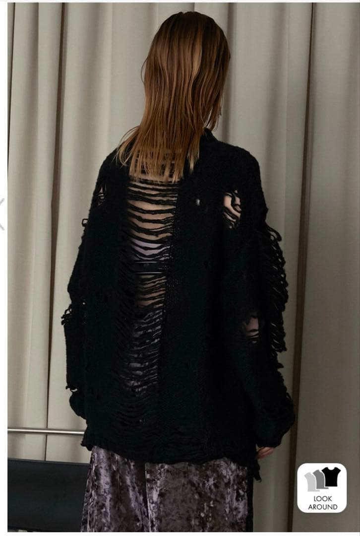 PRANK PROJECT スラッシュスリットニット