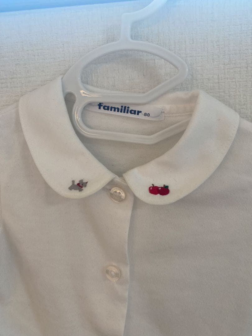 【美品】現行品 familiar ジャンパースカート ブラウス セット 80