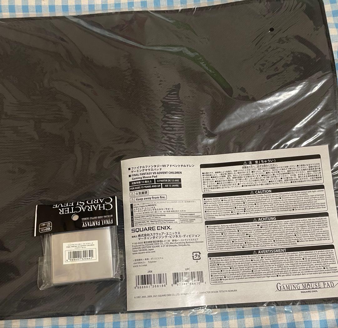 FF7「ヴィンセント」ゲーミングマウスパッド＆スリーブ