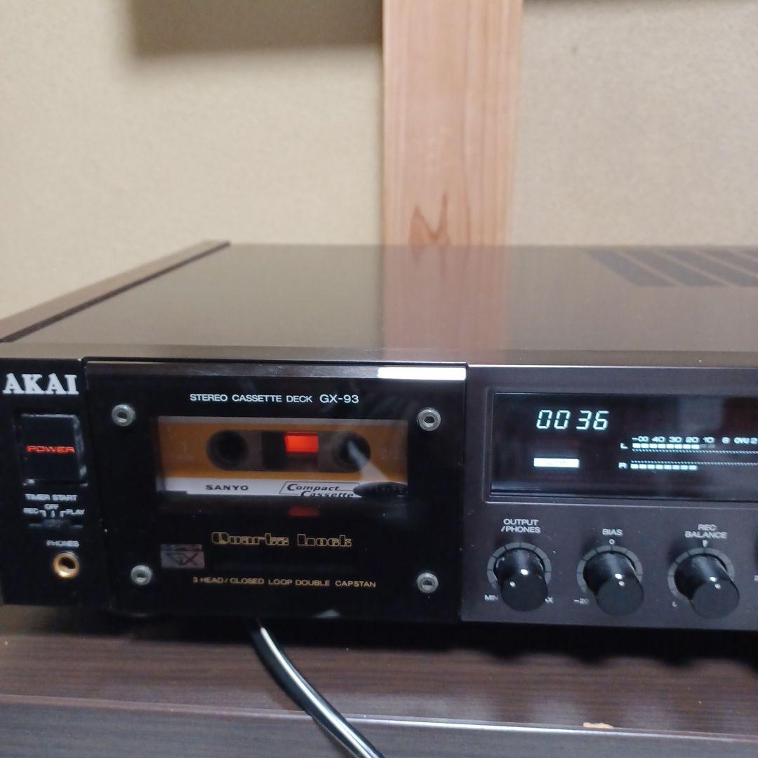 AKAI STEREO CASSETTE DECK GX-93 カセットデッキ