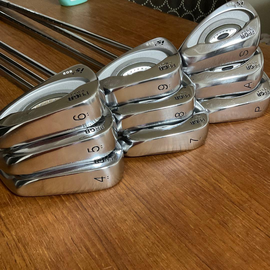 PRGR is3 502やさしいアイアン 9本セット 4-9PSA 軽量スチール