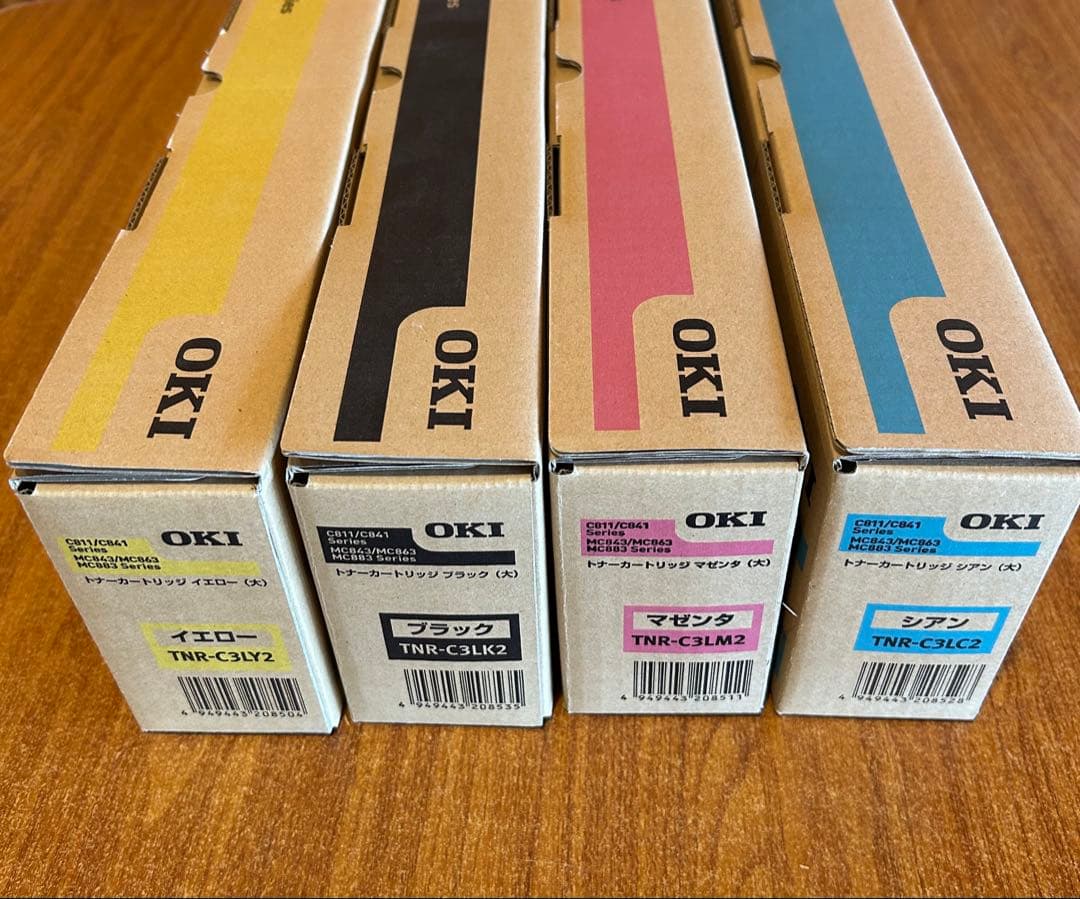 OKI 新品TNR-C3L大容量 4色セット
