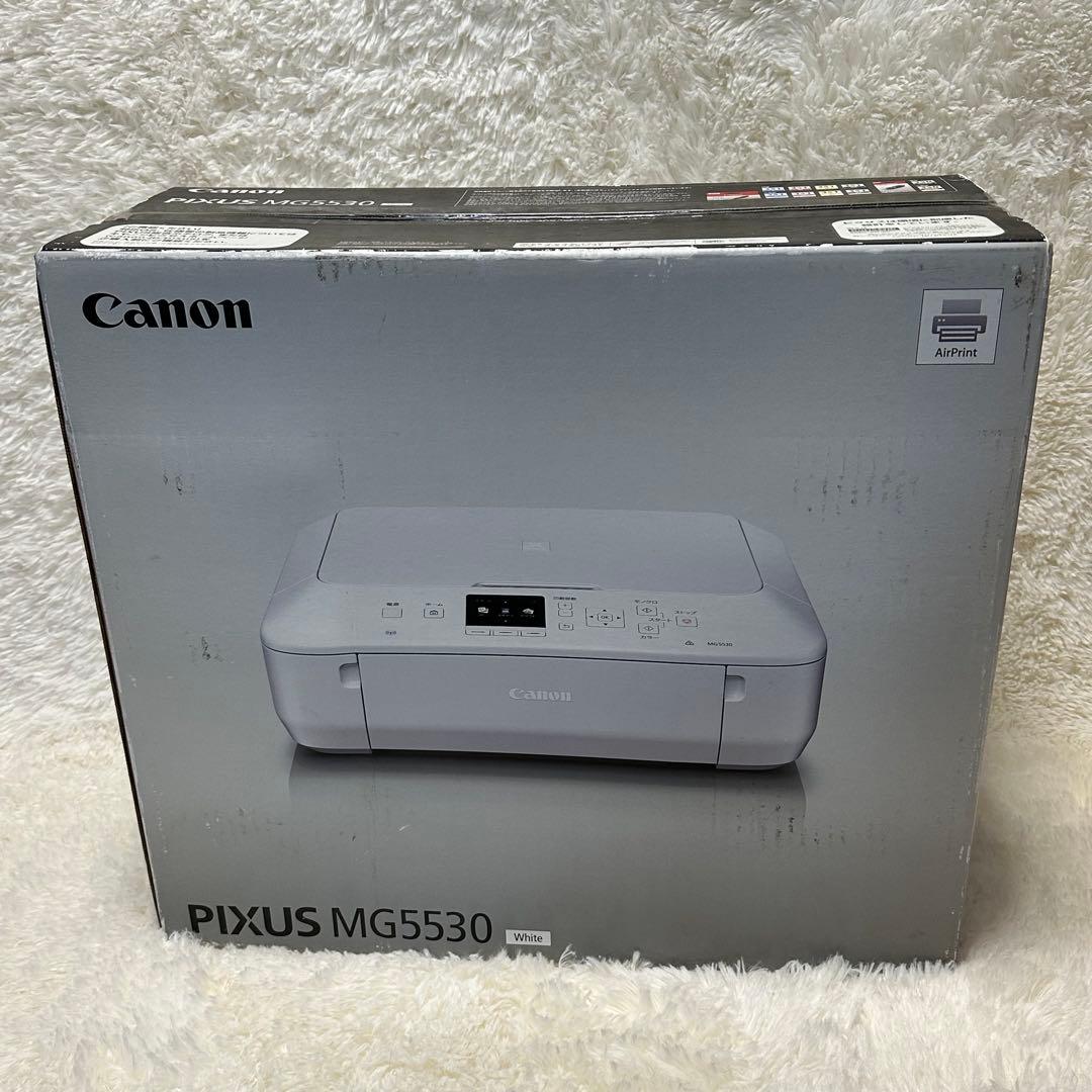 Canon キヤノン インクジェット複合機 PIXUS MG5530 WH