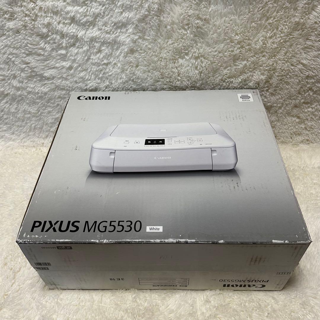 Canon キヤノン インクジェット複合機 PIXUS MG5530 WH
