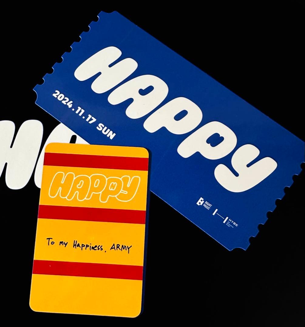 BTS ジン Happy スペシャルステージ 特典 JIN トレカ チケット