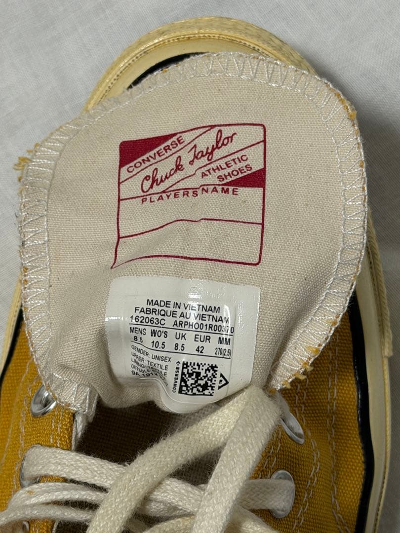 ct70 チャックテイラー　サンフラワー　26.5cm