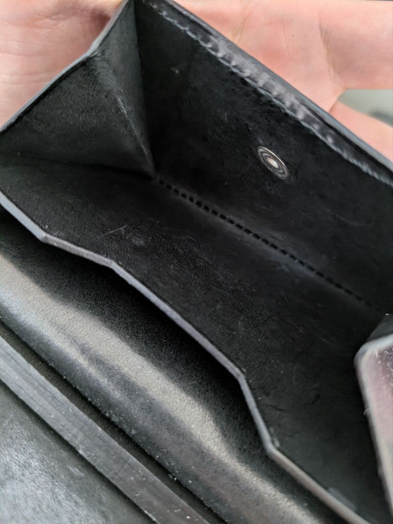 万双 厚コバ コンパクト財布