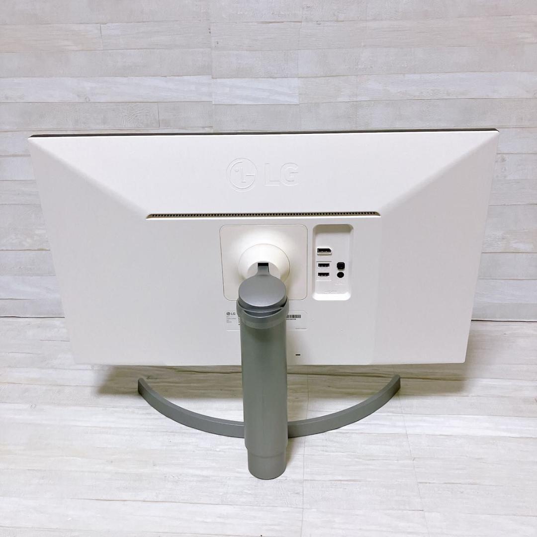 LG 27インチ 4Kモニター 27UL650 液晶ディスプレイ ホワイト 美品