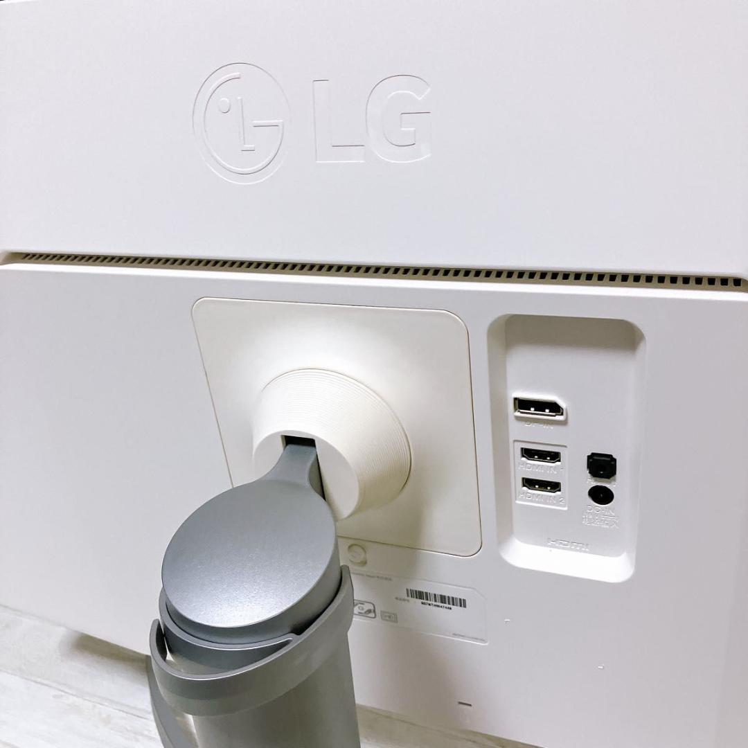 LG 27インチ 4Kモニター 27UL650 液晶ディスプレイ ホワイト 美品
