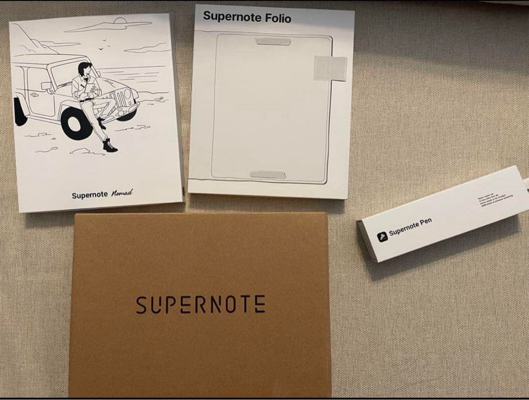 【美品】SupernoteNomadA6X2 3点セット