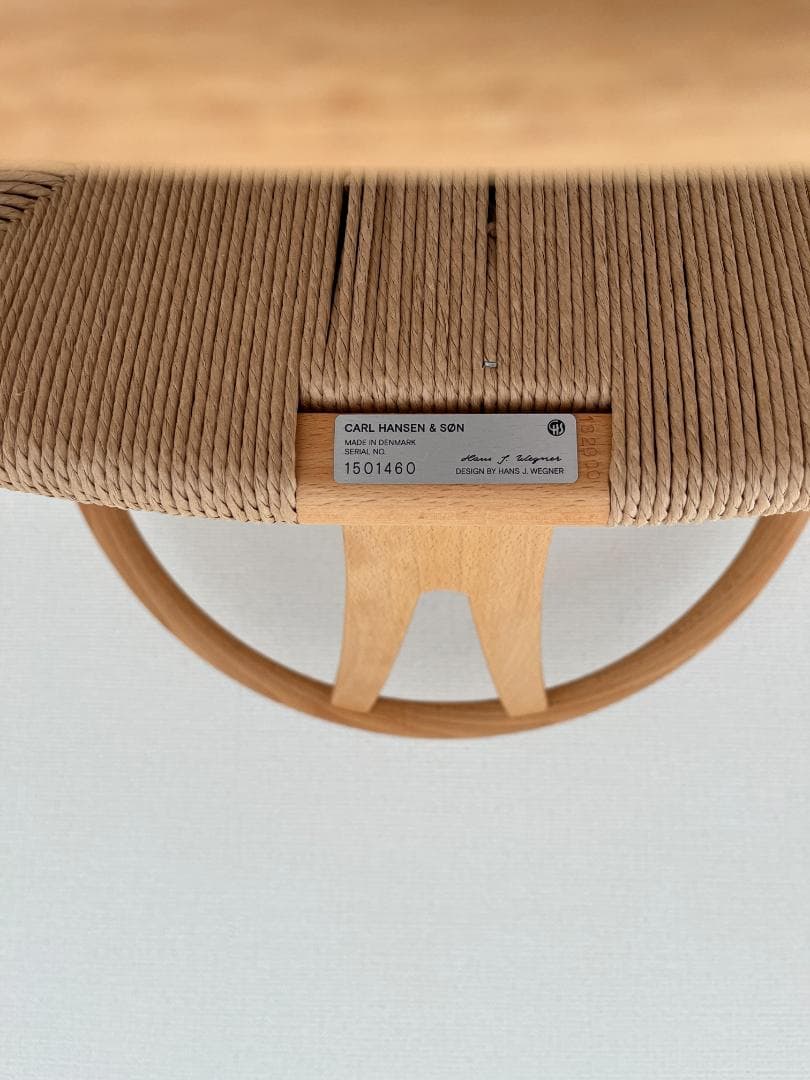 【未使用】カールハンセン Yチェア　ビーチ材、オイル仕上げ