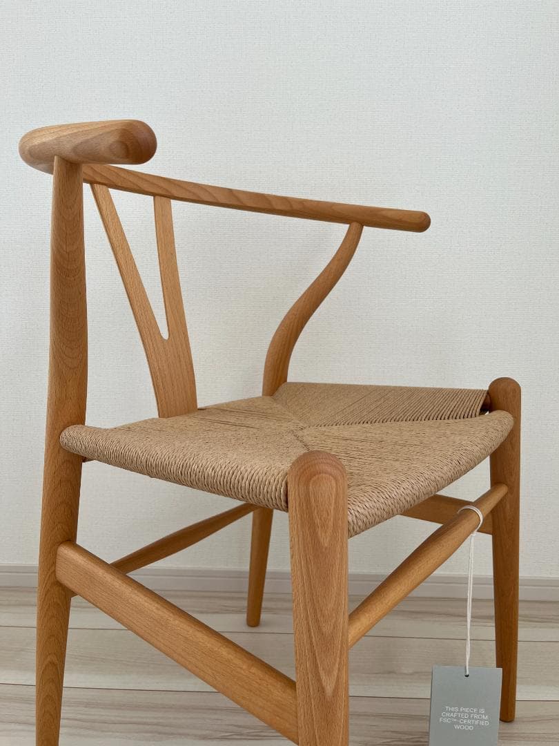 【未使用】カールハンセン Yチェア　ビーチ材、オイル仕上げ