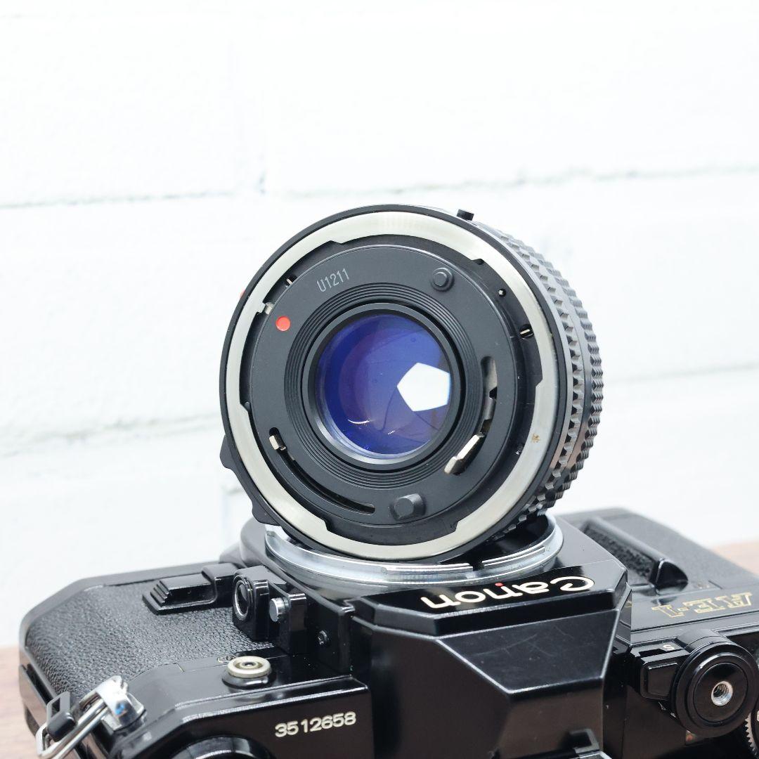 【完動品】Canon AE-1 black / New FD 50mm F1.8