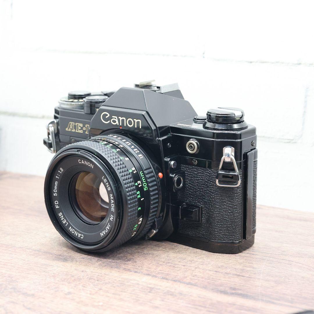 【完動品】Canon AE-1 black / New FD 50mm F1.8