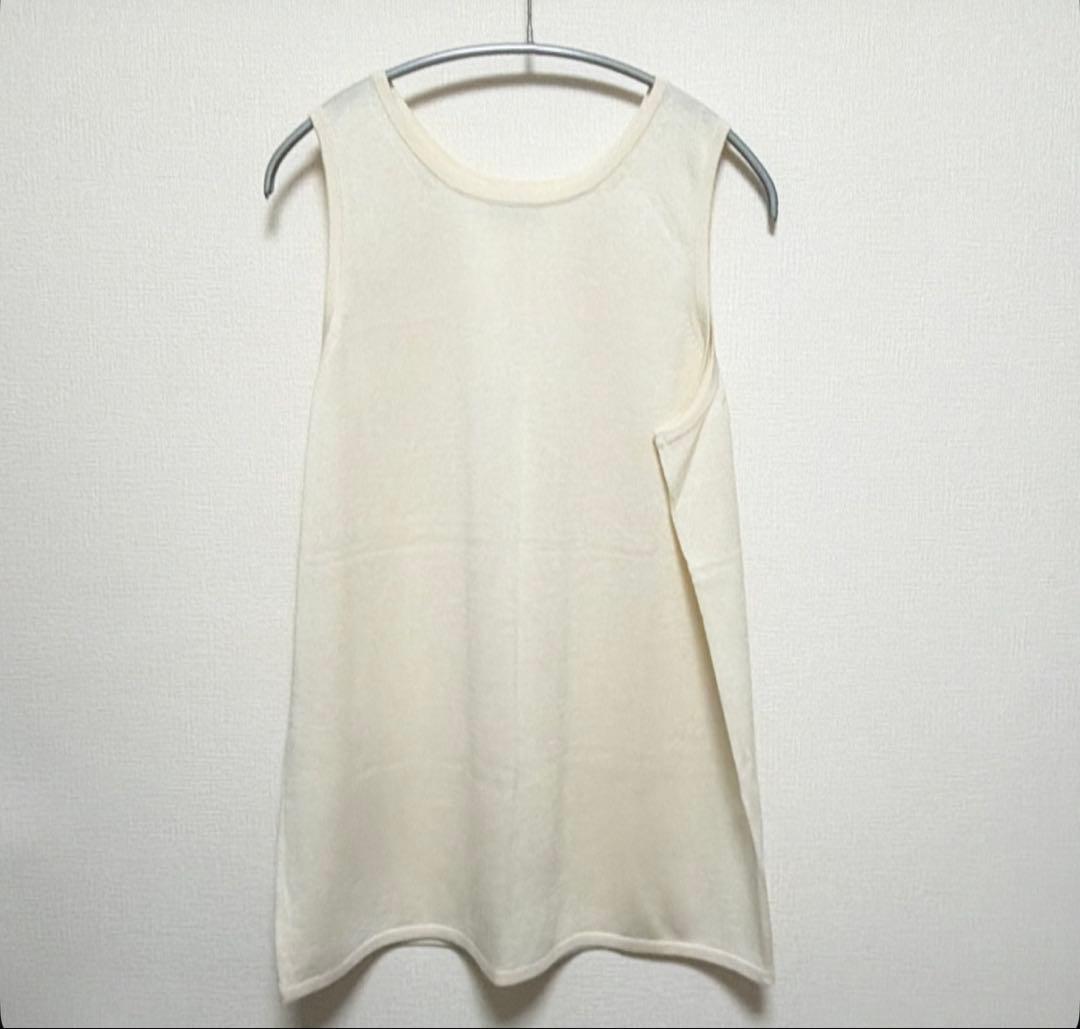トップス WALENODE/Washable Silk Cashmere Tank Top
