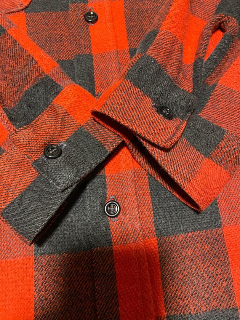 ★雰囲気抜群‼️神サイズ★80s USA製 FIVEBROTHER ヘビネル 赤黒