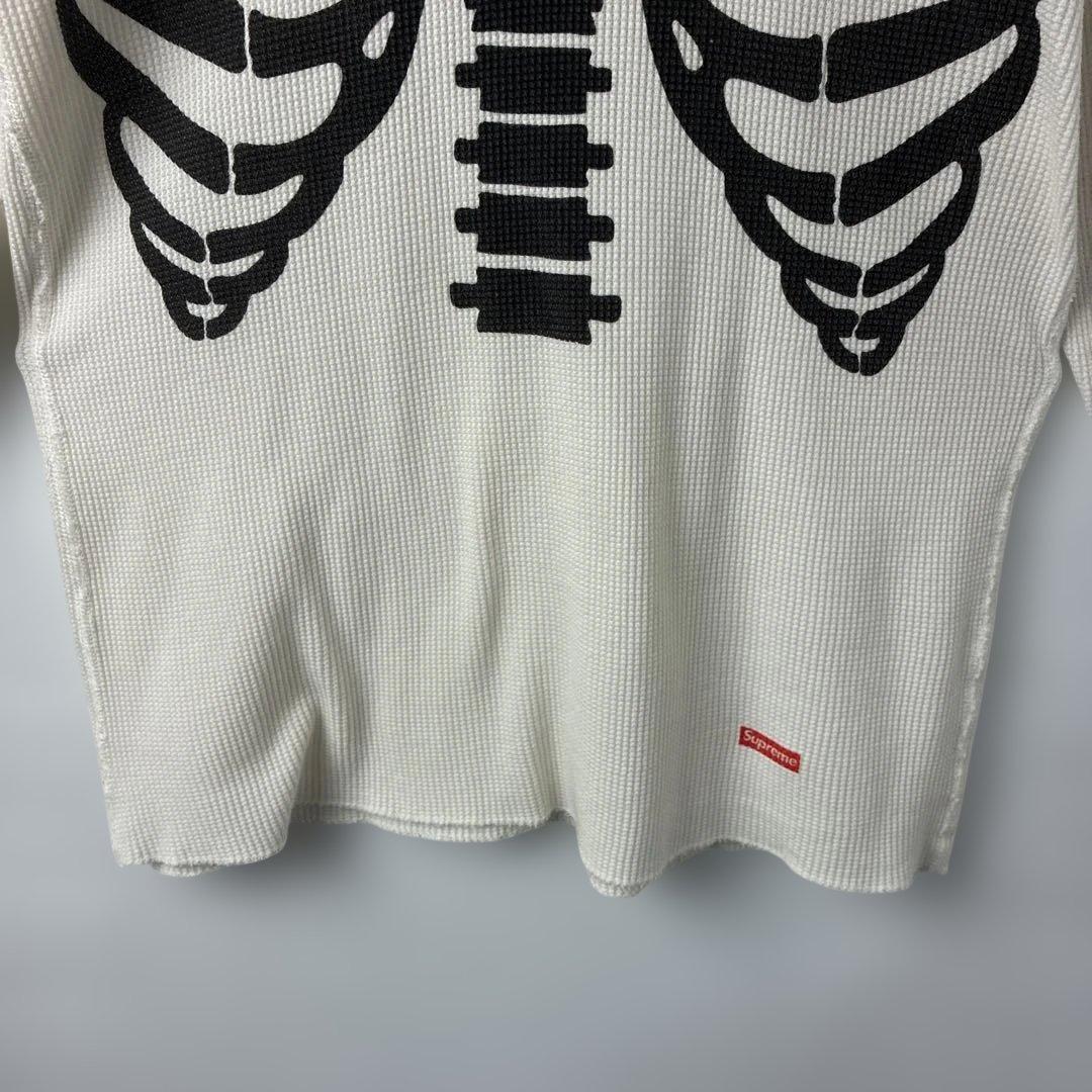 シュプリーム Hanes Bonesサーマル　ロンT 長袖Tシャツ　ボーン　骸骨