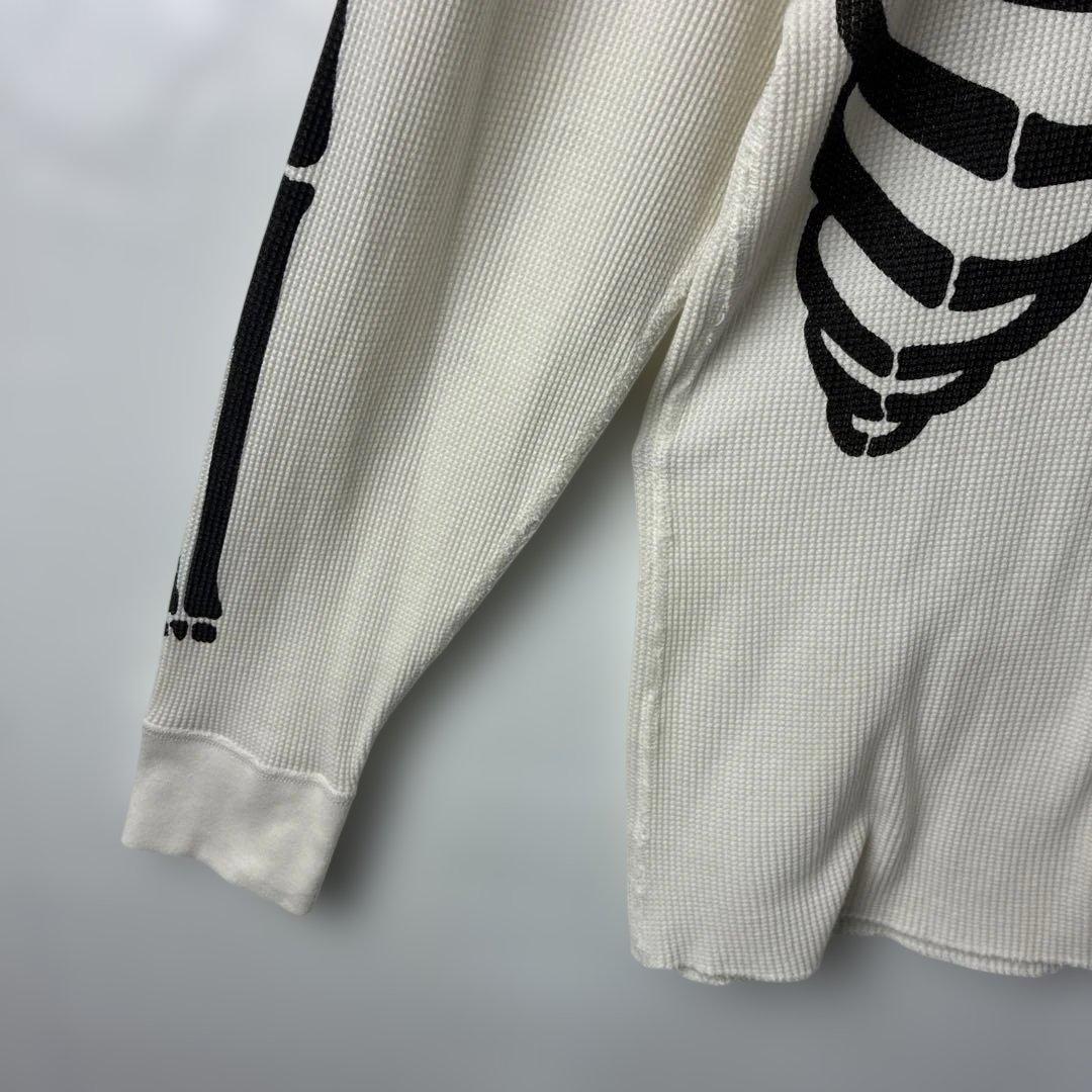 シュプリーム Hanes Bonesサーマル　ロンT 長袖Tシャツ　ボーン　骸骨