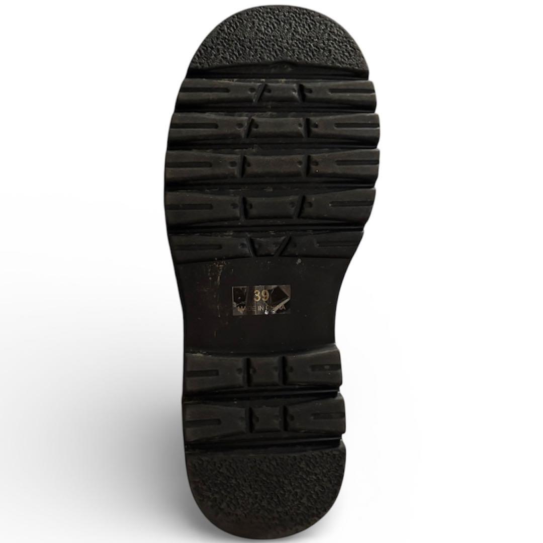 Kastane 厚底ボリュームロングブーツ ブラウン