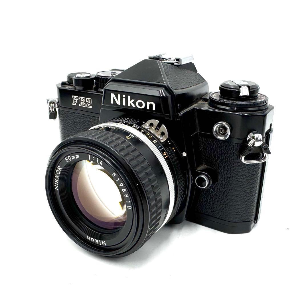 ❁動作良好❁Nikon ニコン FE2 ai-S 50mm f1.4 ブラック