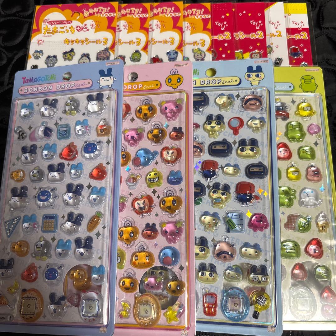 【正規品】たまごっち　ボンボンドロップシール　キラキラシール　2 3