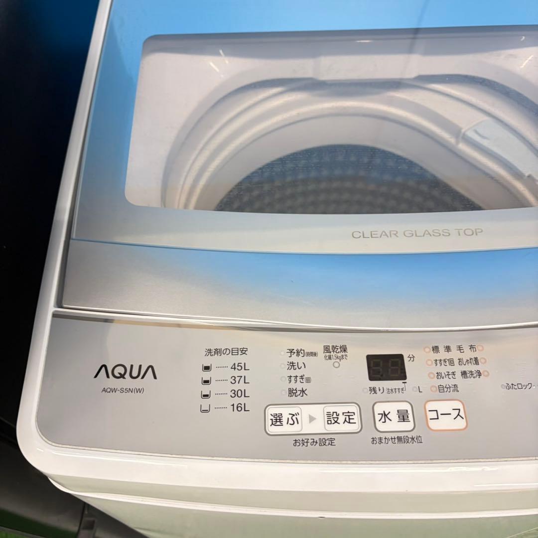 692 2022年製　極美品　鏡面デザイン　洗濯機　一人暮らし　冷蔵庫　小型