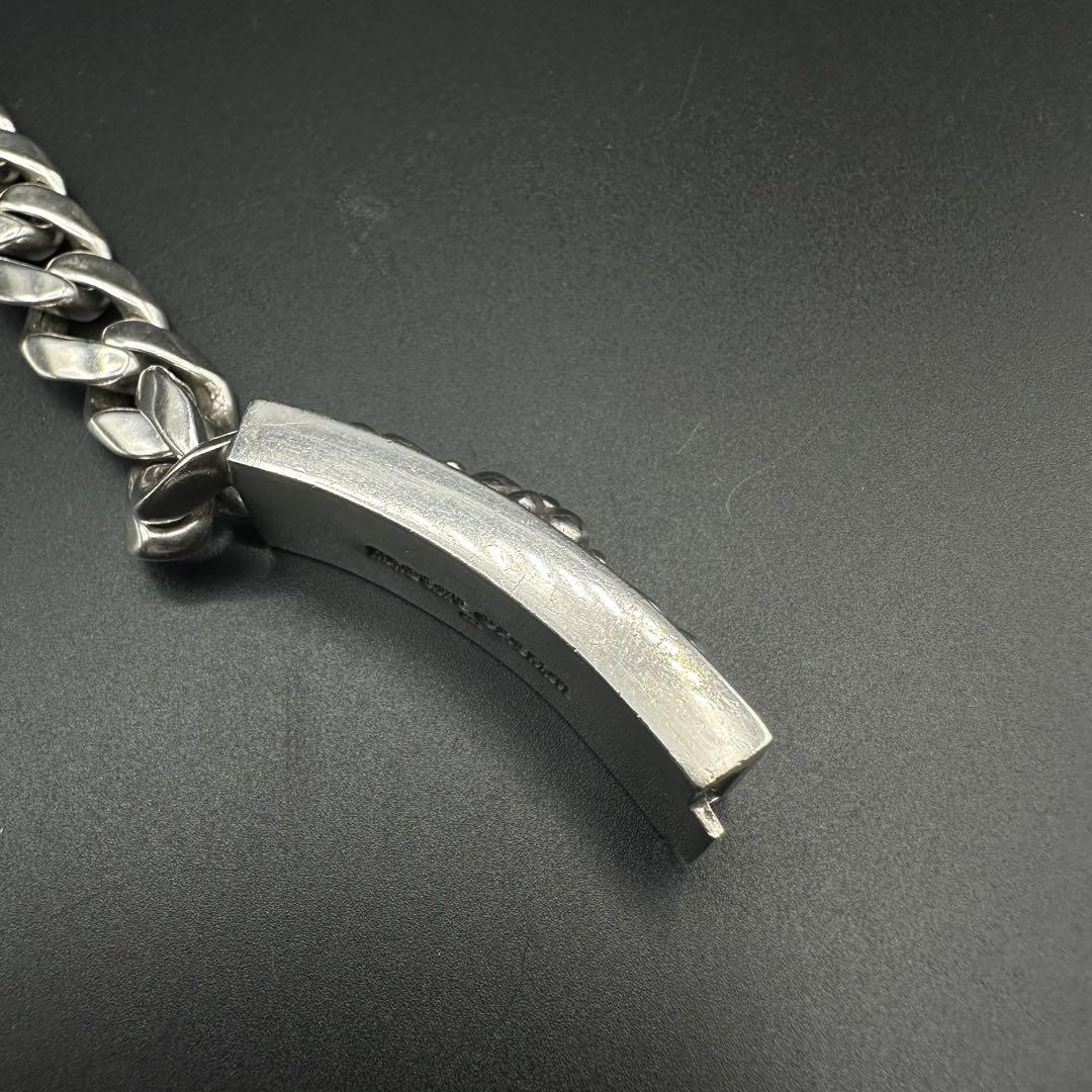 Argent Gleam フローラル クロス IDブレスレット　SV925