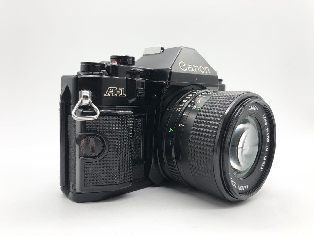 【完動品】Canon A-1 + NFD 24mm f2.8 動作確認済