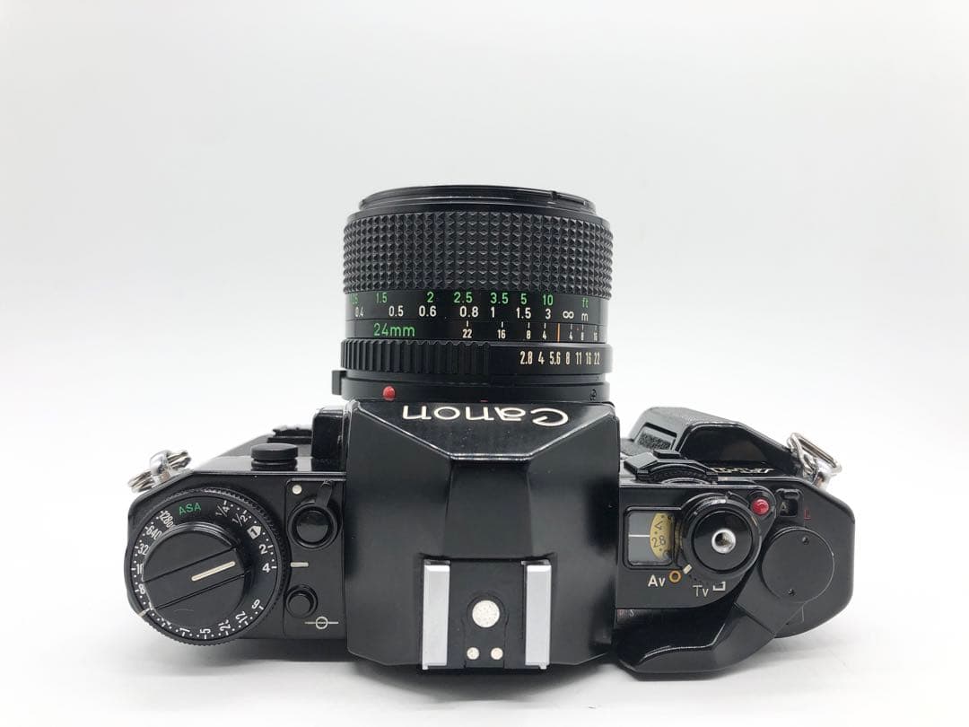 【完動品】Canon A-1 + NFD 24mm f2.8 動作確認済