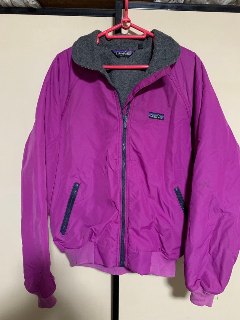 ウ*ズ様 パタゴニア　シェルドシンチラジャケット　パープルグレー