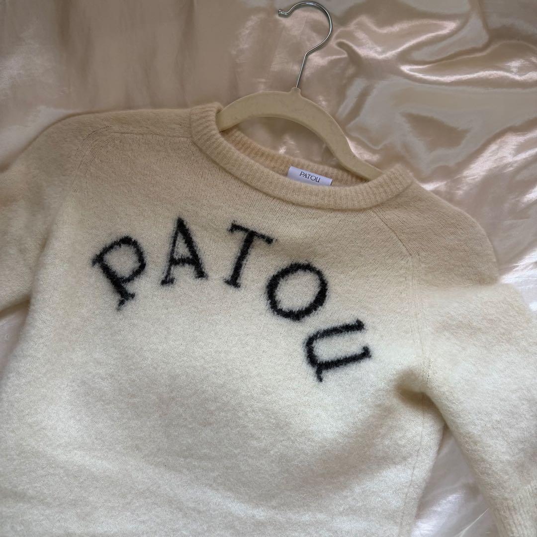 PATOU サステナブルアルパカ混紡 パトゥジャカードTシャツ