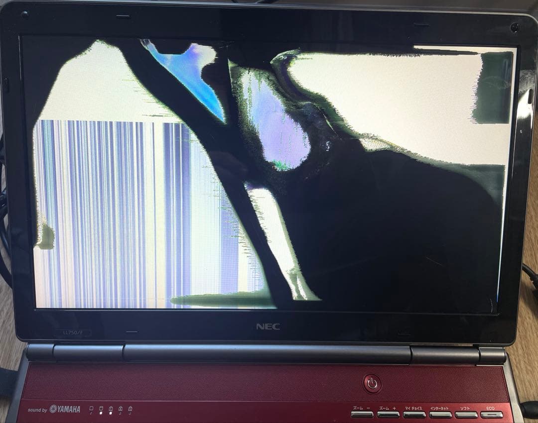 NEC ノートパソコン 本体　2台セット　黒 赤　ジャンク品