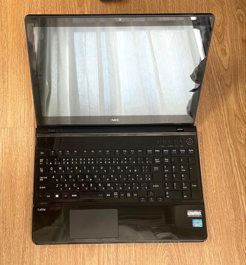 NEC ノートパソコン 本体　2台セット　黒 赤　ジャンク品