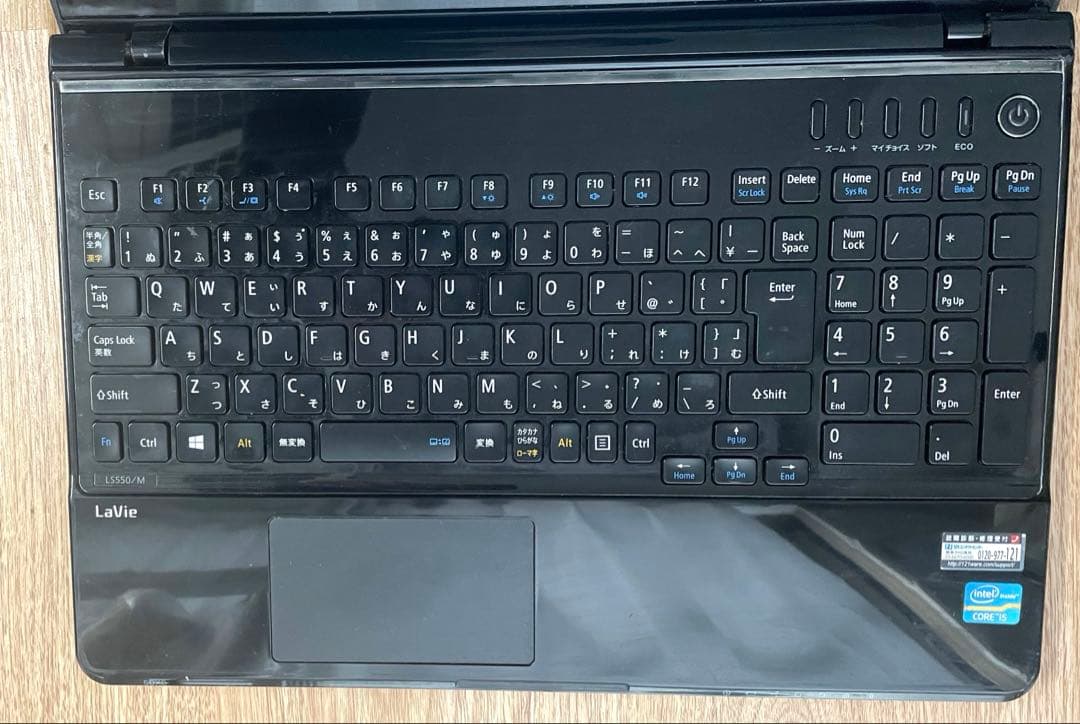 NEC ノートパソコン 本体　2台セット　黒 赤　ジャンク品