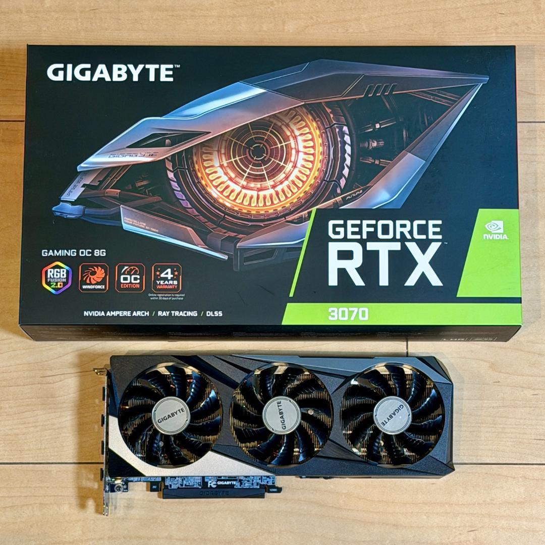 グラフィックボード・グラボ・ビデオカード GIGABYTE GeForce RTX 3070 GAMING OC 8G