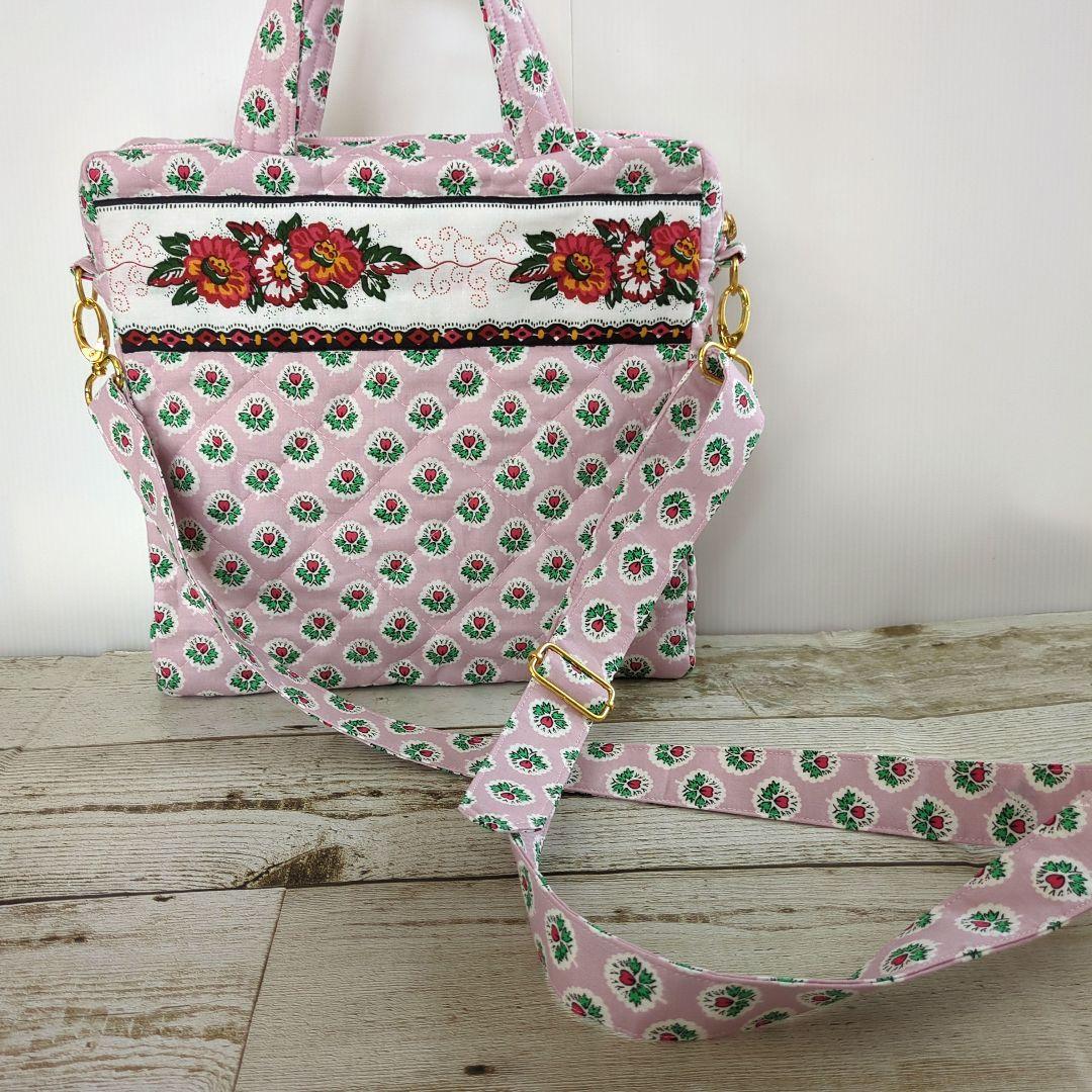 2wayスクエアバッグ　ハンドメイド