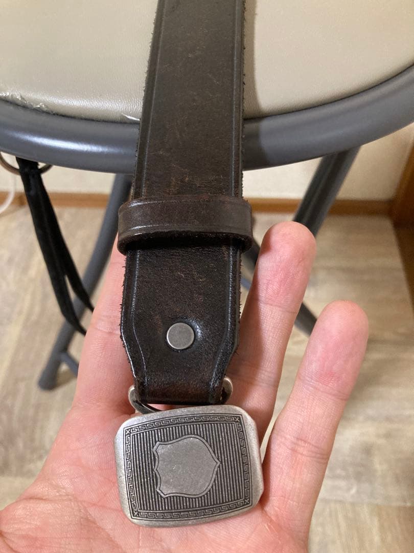 RRL ダブルアールエル レザーベルト USA製 サイズ30 ブラウン