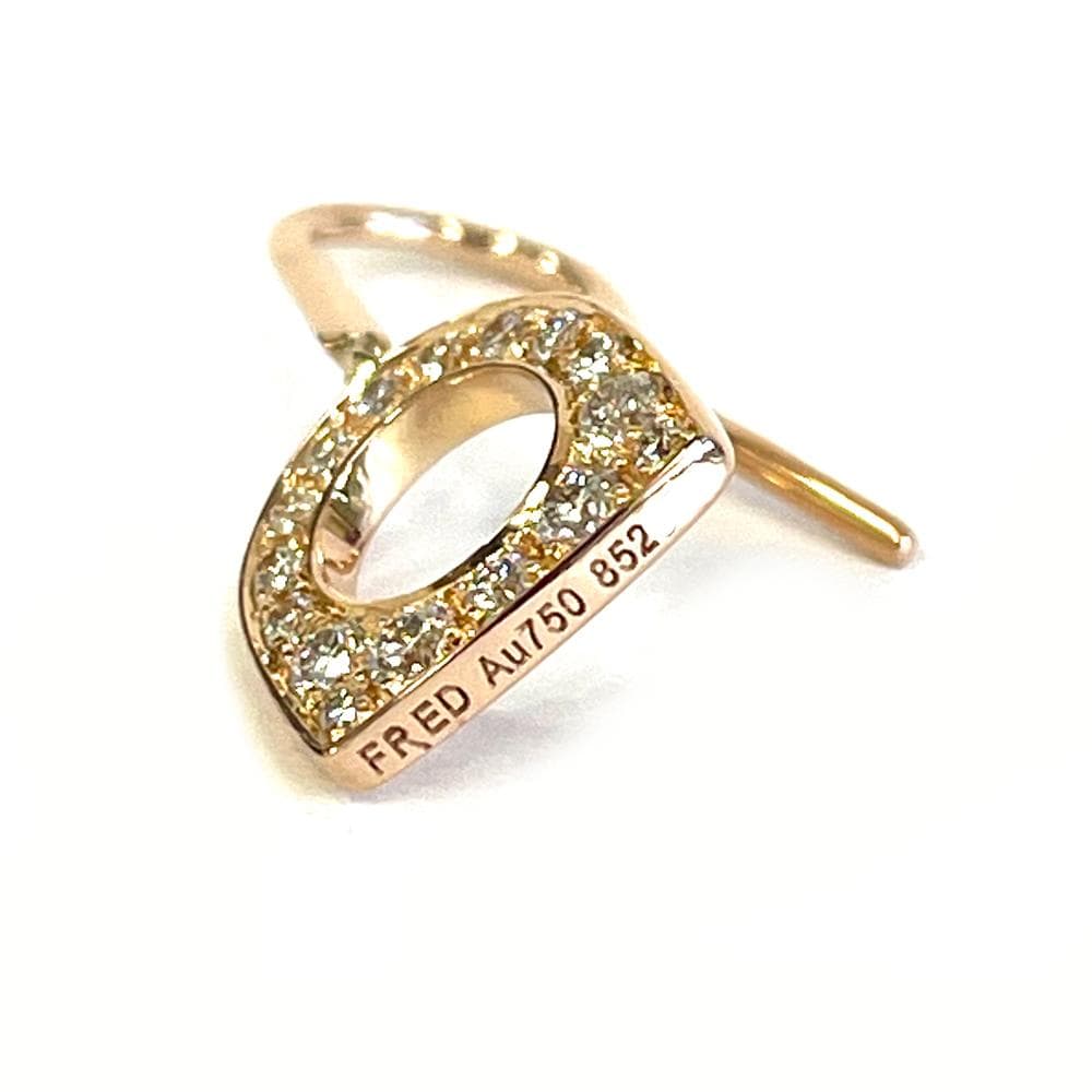 フレッド　FRED　サクセス　ダイヤ ピアス　K18PG 　ピアス片方