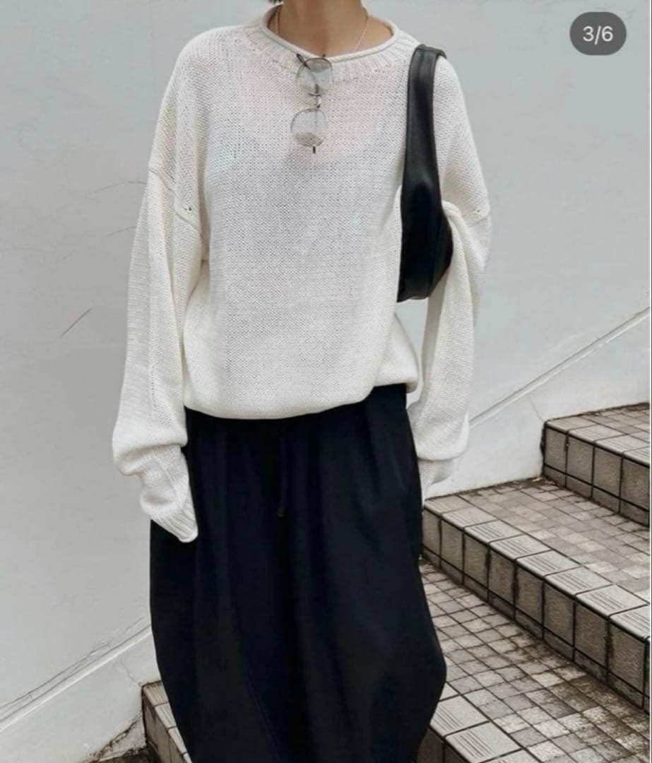 ★ETRE TOKYO ボトルネックローゲージニットプルオーバー