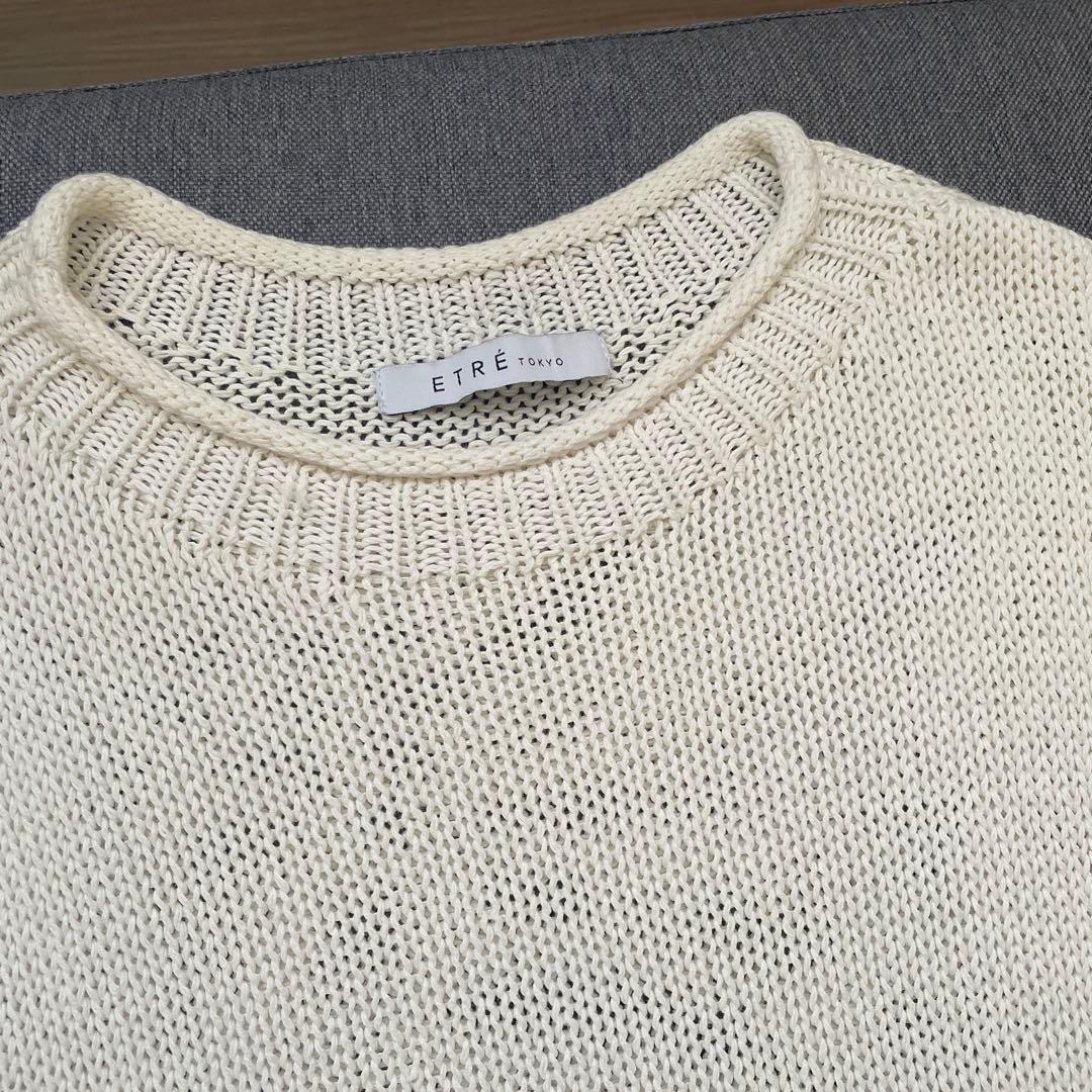 ★ETRE TOKYO ボトルネックローゲージニットプルオーバー
