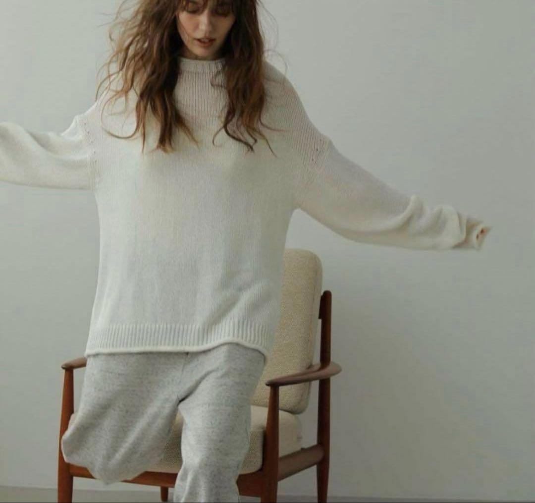 ★ETRE TOKYO ボトルネックローゲージニットプルオーバー